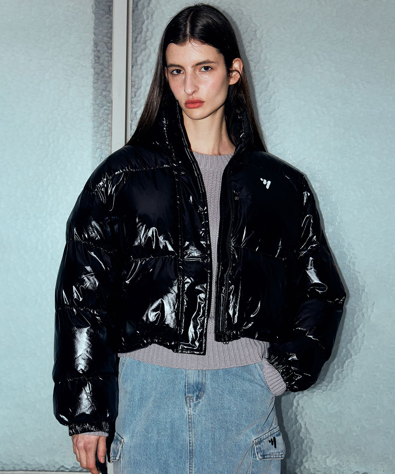 【NICK&NICOLE】NN PUFFER GLOSSY SHORT PADDING/韓国 大人気 MUSINSA | NICK&NICOLE NN PUFFER GLOSSY SHORT PADDING_BLACK