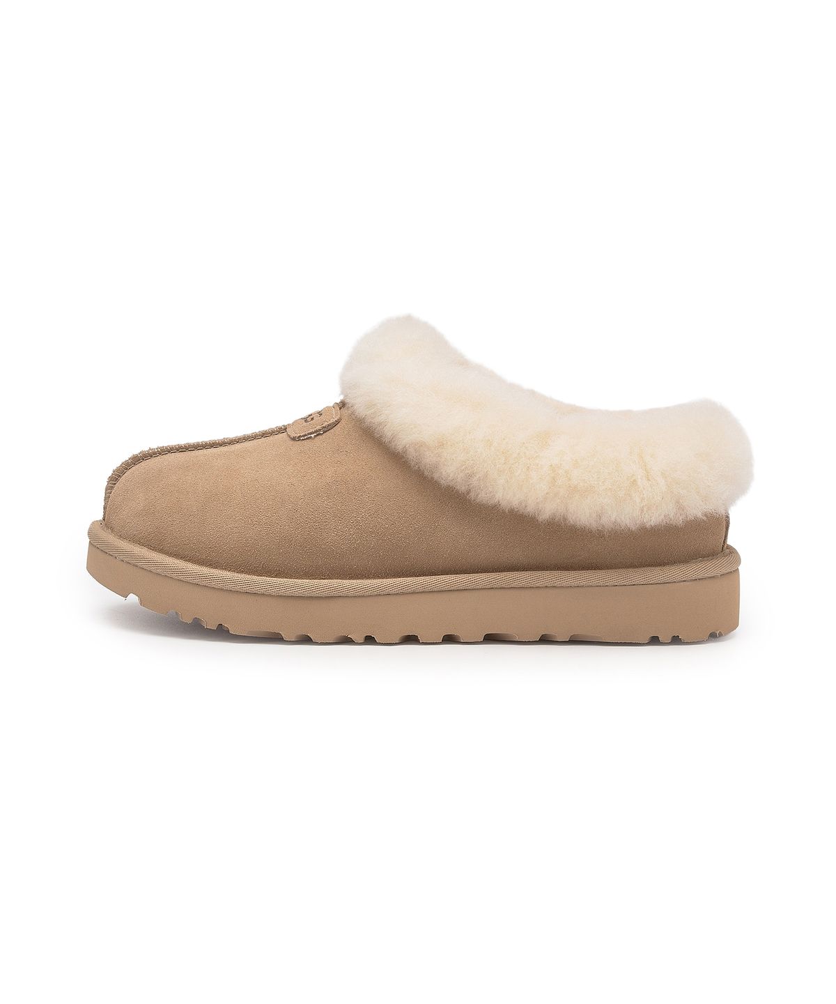 어그(UGG) 퍼 카라 스웨이드 슬립온 슈즈(타제트)) W - 1134810SAND