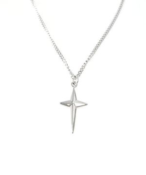 [남여공용] 써지컬스틸 방패 십자가 목걸이 / GHMN-433