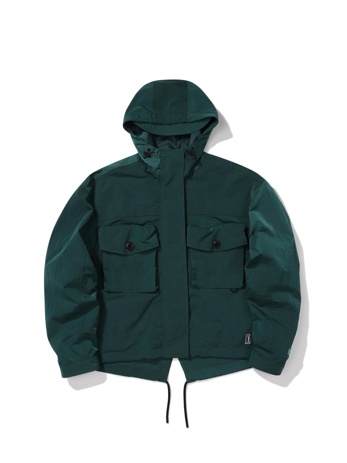비비씨 어스(BBC EARTH) W 피쉬테일 2IN1 자켓_Teal Green
