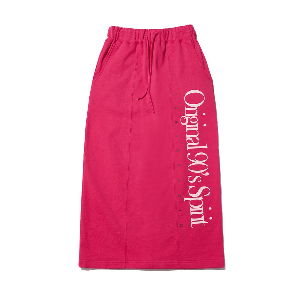 【1993studio】Original Sweat Long Skirt MUSINSA公式 | 1993STUDIO Original sweat long skirt_pink