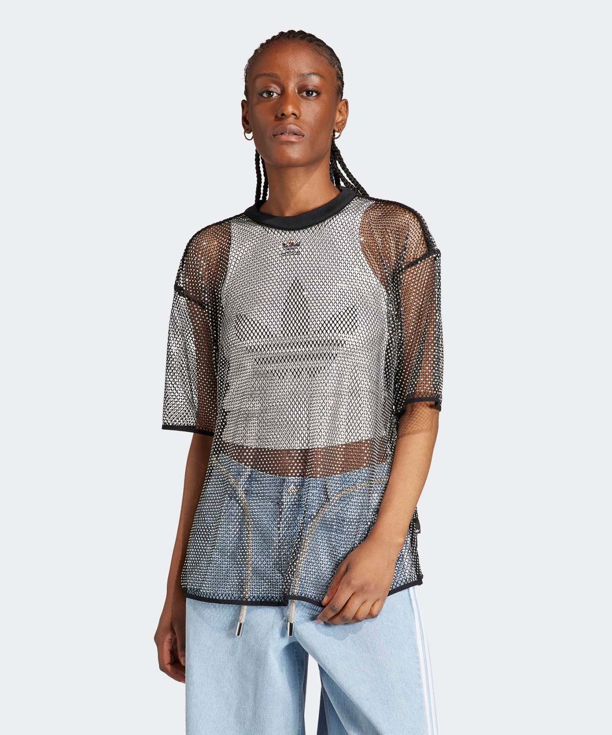 아디다스(ADIDAS) ADILENIUM 라인스톤 티 - 믹스 / IW6205