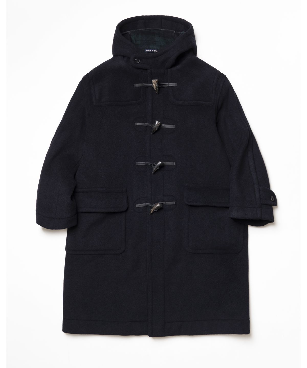 런던트레디션(LONDONTRADITION) Milford Mens Oversize Duffle Coat - Navy BW 28