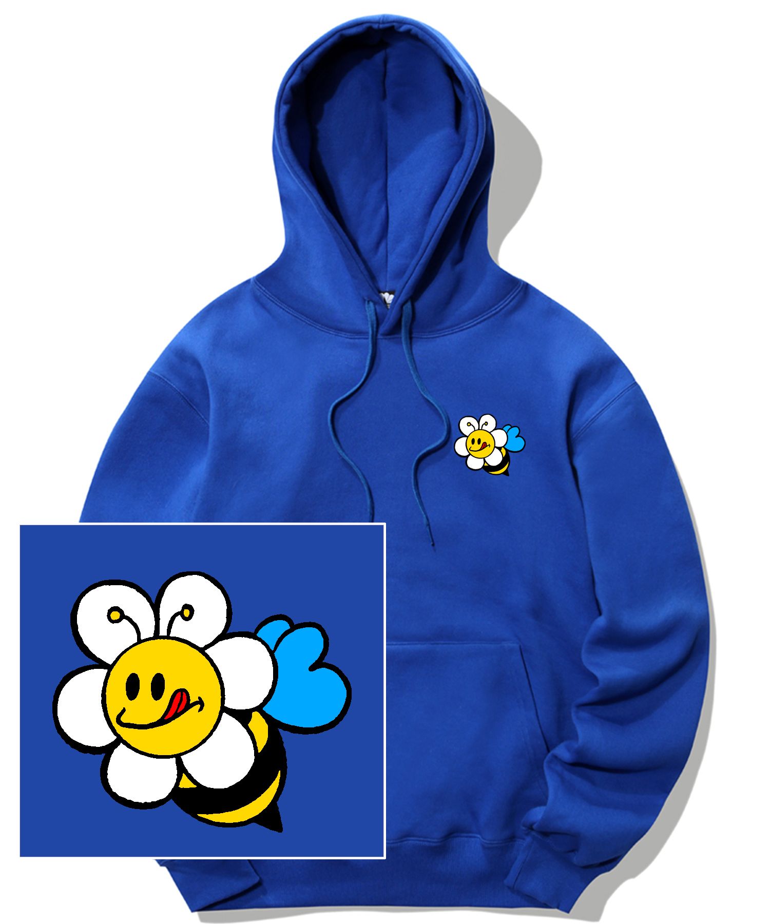 TRIPSHION HONEY BEE LOGO フーディー 9colors MUSINSA | TRIPSHION HONEY BEE LOGO Hoodie - Blue