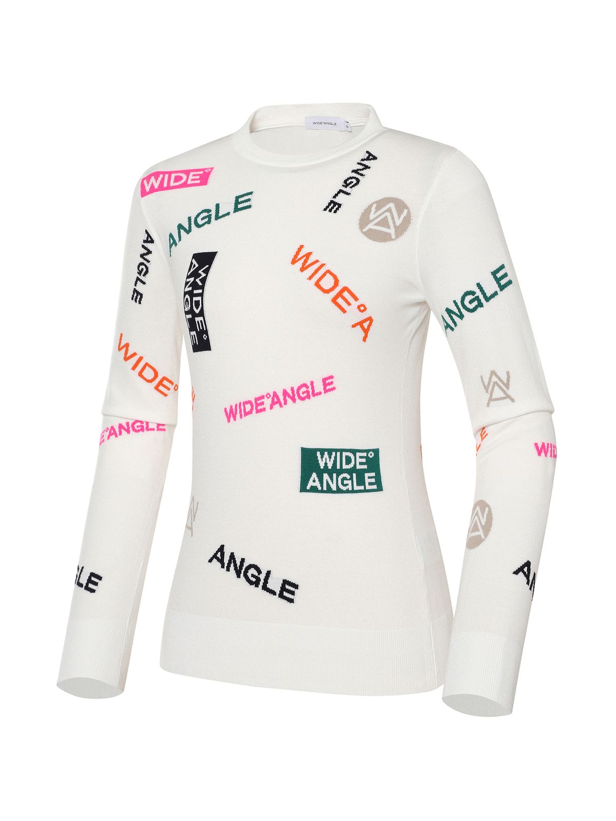 와이드앵글(WIDEANGLE) CO 올오버 JQD 라운드 스웨터 L_Off White