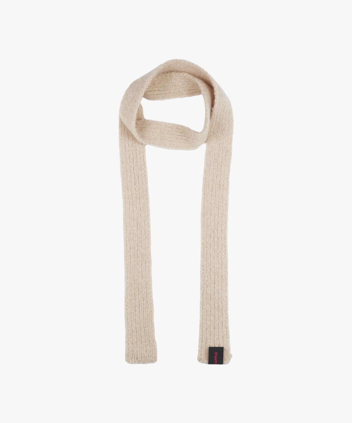 핑크파인애플(PINK PINEAPPLE) FLUFFY KNIT MUFFLER_BEIGE