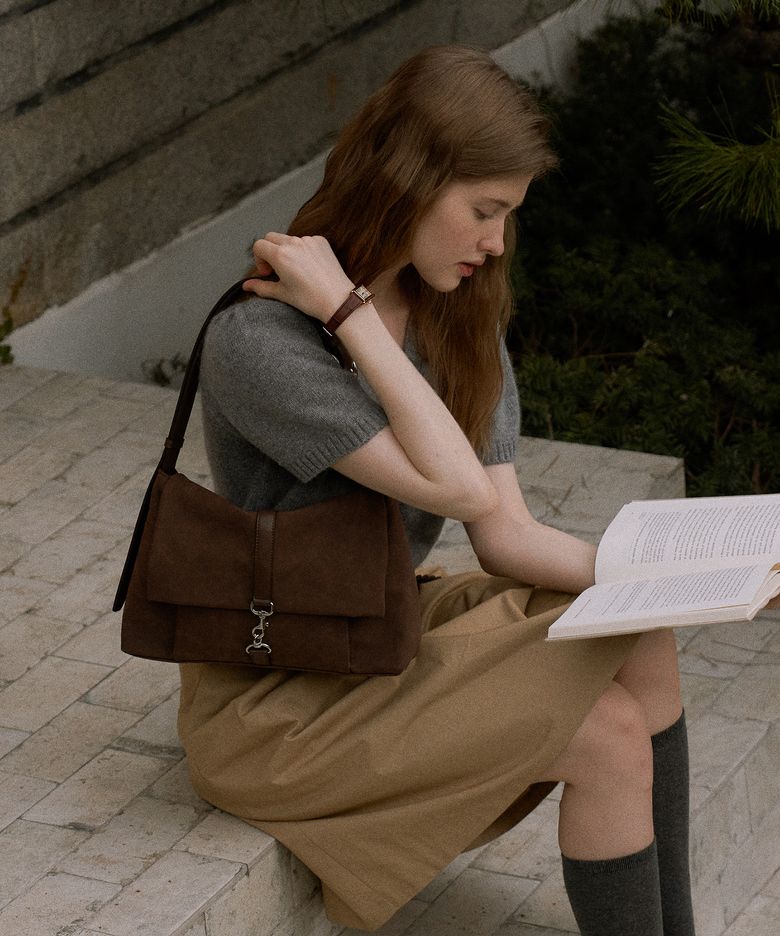 클로이 스웨이드백 Chloe Suede Bag_Cocoa