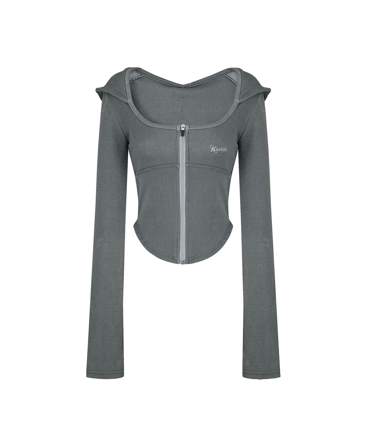[Kashiko] Monk Over Hood Zip-up /追跡付 Kashiko☆Monk Over Hood Zip-up