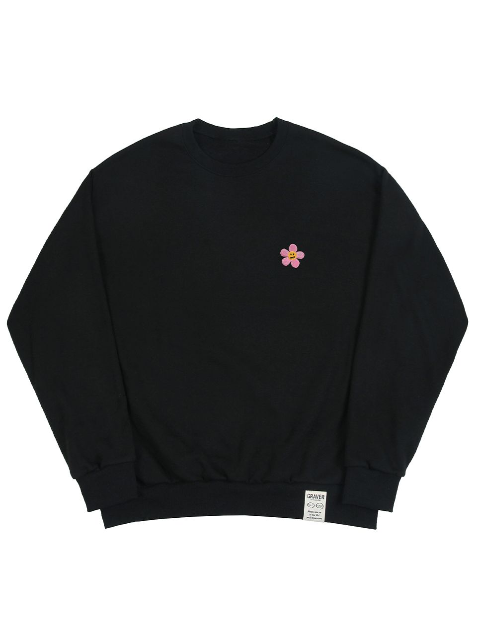 MUSINSA | GRAVER [UNISEX]Pink flower dot embroidery