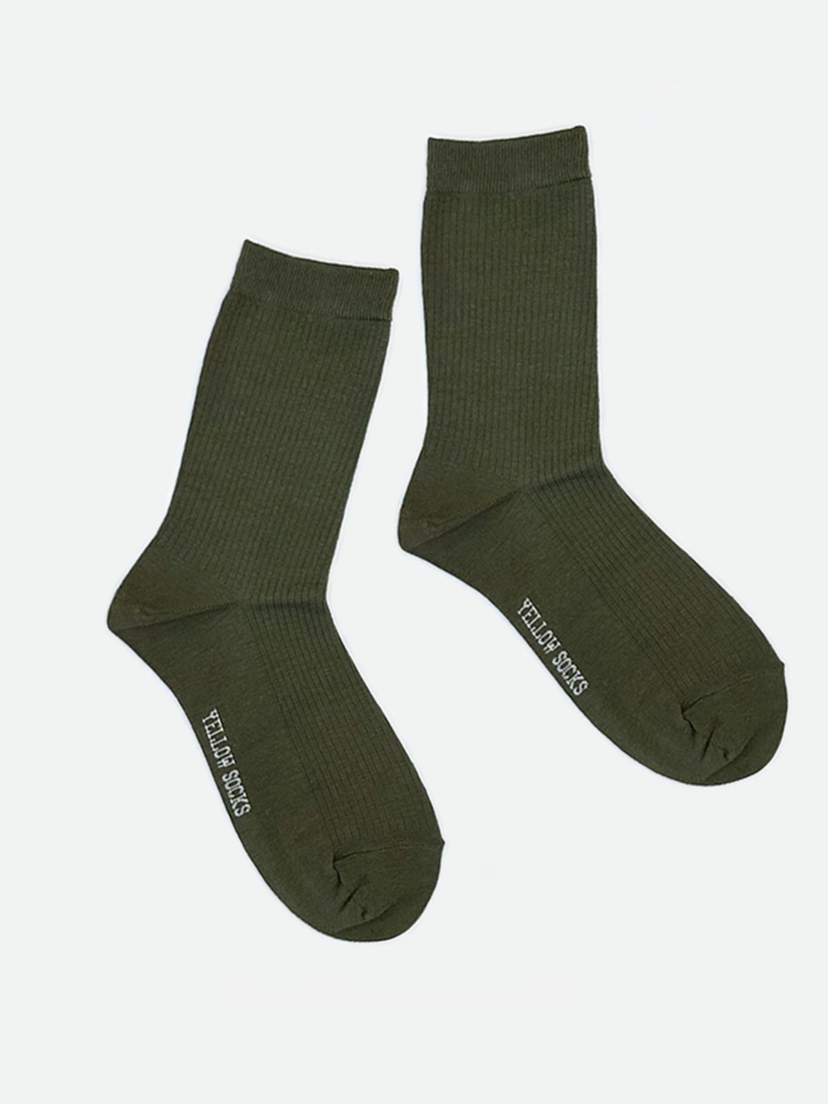 옐로우삭스(YELLOWSOCKS) 소프트 골지 카키