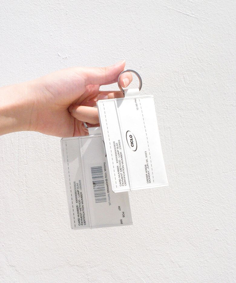 카드지갑 - RECEIPT  (WHITE)
