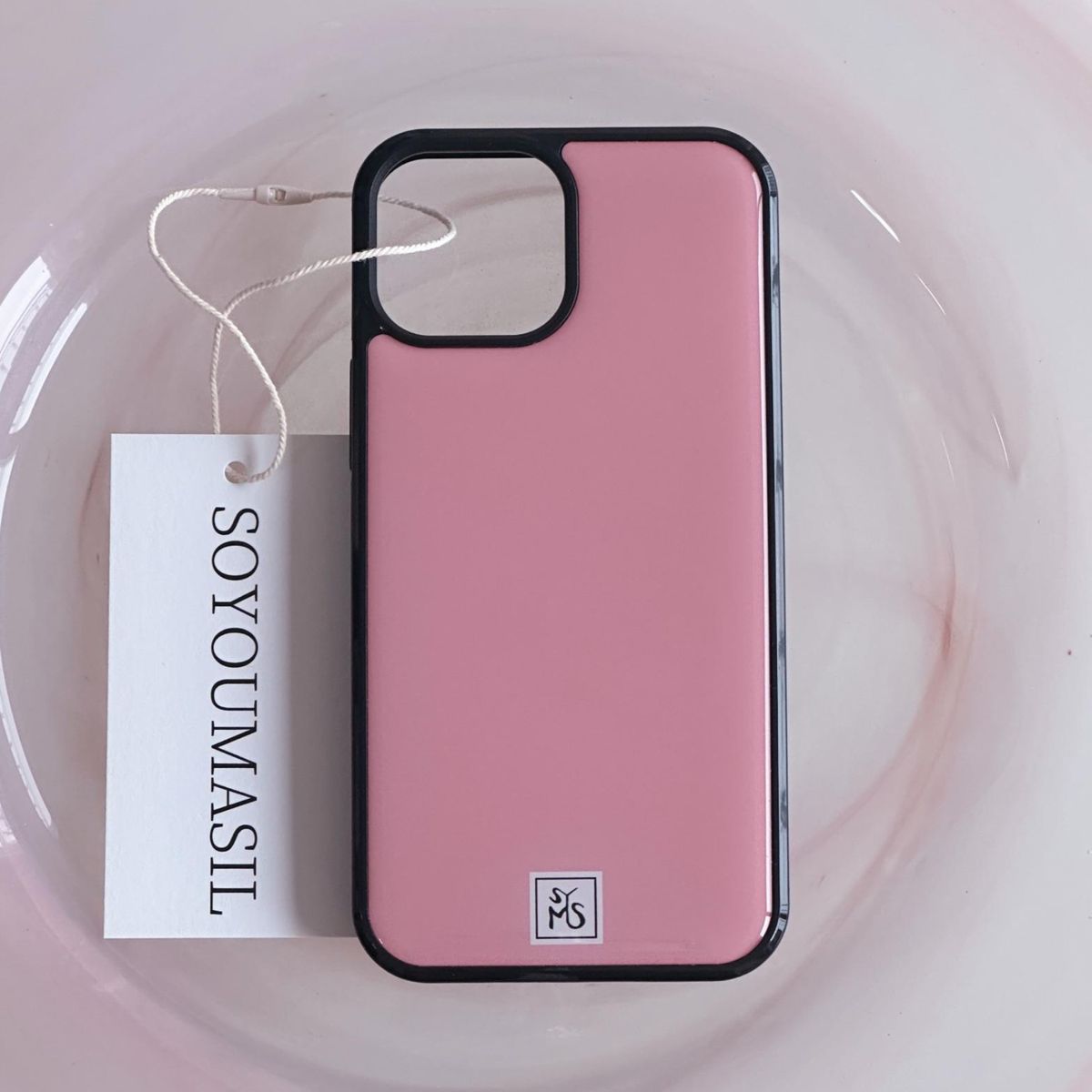 소유마실(SOYOUMASIL) Simple rose pink 에폭시범퍼케이스