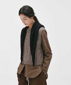 CASHMERE TRIANGLE MUFFLER_6color