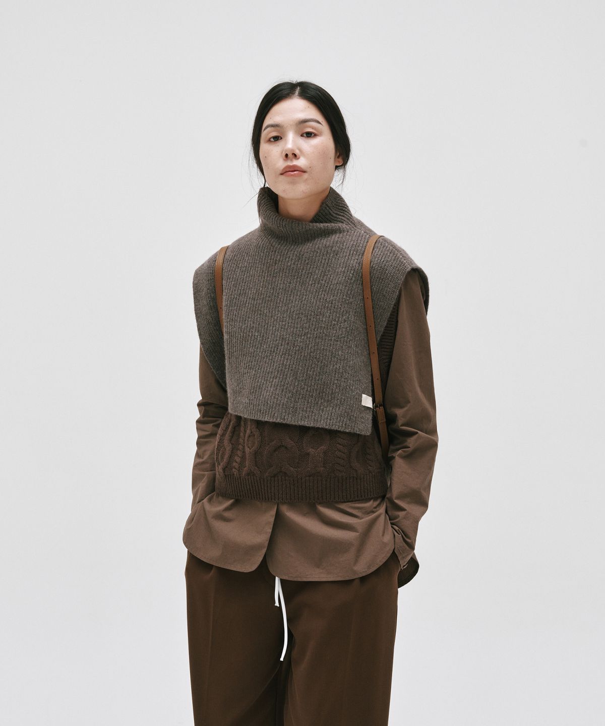 유르트(YURT) CASHMERE TURTLENECK WARMER_3color