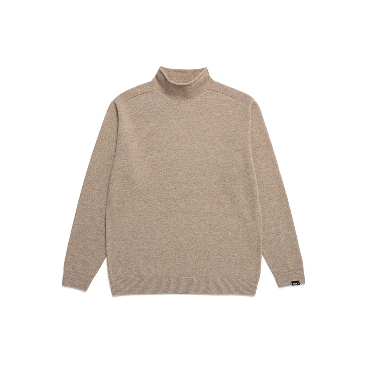 나우(nau) 홀가먼트 니트 터틀넥 Linen