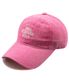 Executive 클래식 피그먼트 워싱 볼캡-핑크