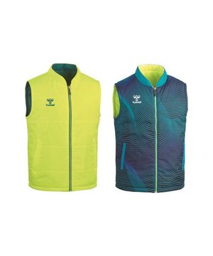 양면 패딩조끼 - 라임민트 (HM-6878)