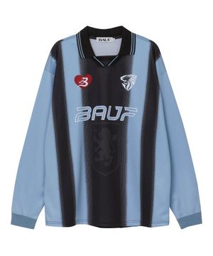 싸커 엠블럼 풋볼 져지 [빈티지 스카이블루]