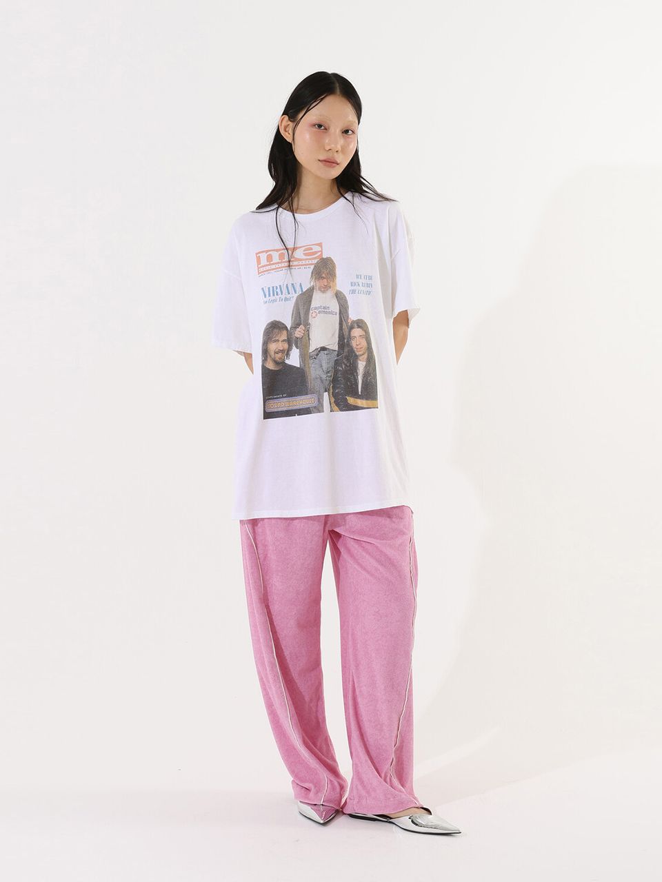MUSINSA公式 | CHEATING OYSTER TERRY RELAXER PANTS / PINK