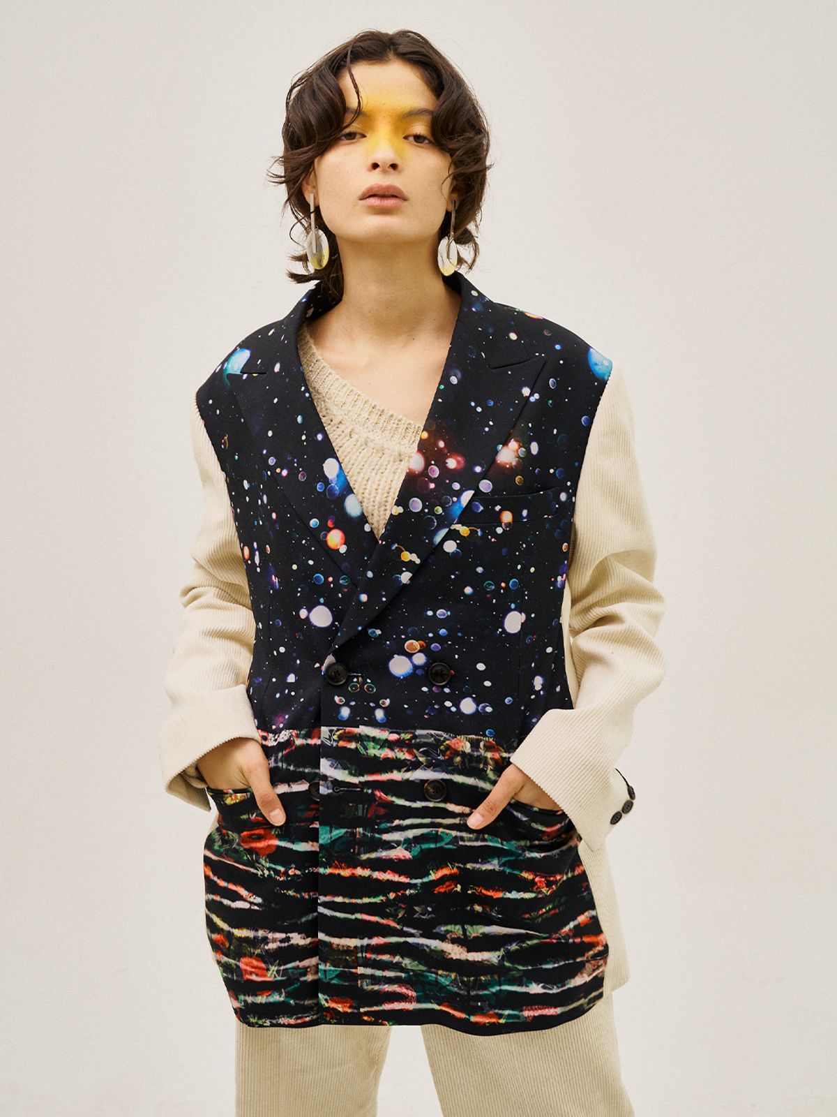그리디어스(GREEDILOUS) Garden Corduroy Contrast Blazer