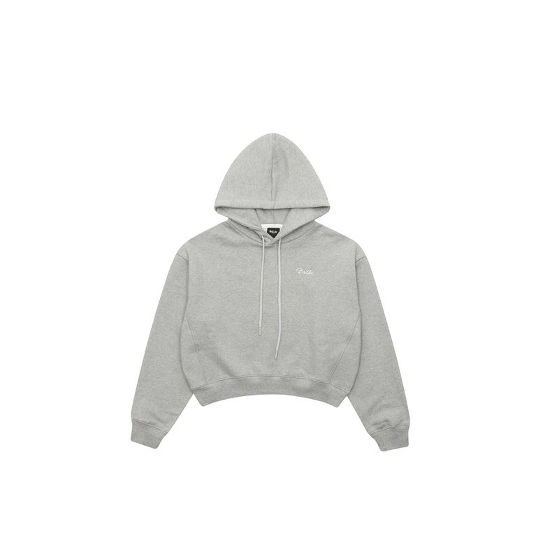 스페이스 악어 세미크롭 우먼 후드맨투맨