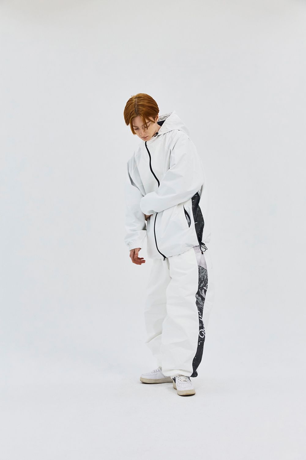 MUSINSA公式 | BSRABBIT Mountain City Wide Pants White