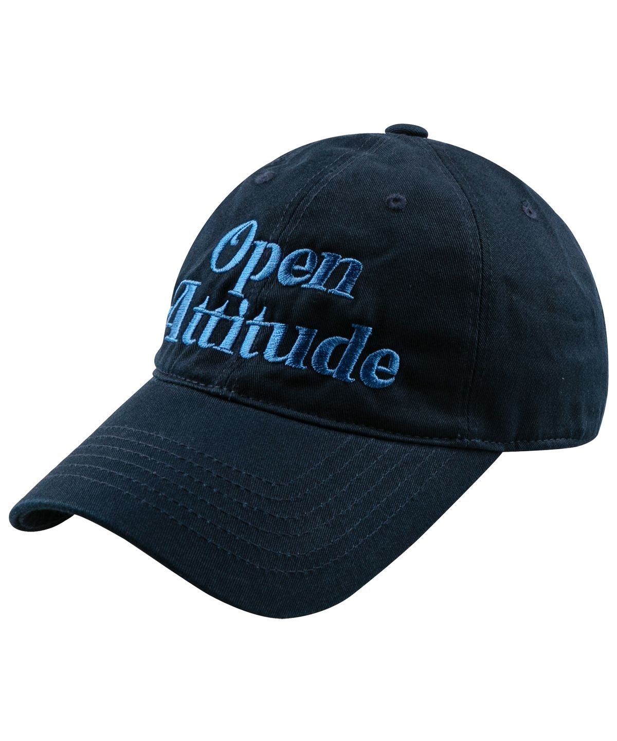 오픈 에티튜드(OPEN ATTITUDE) ATTITUDE LETTERING BALL CAP[NAVY]