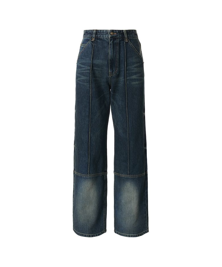 WIDE-LEG PANEL JEANS_BLUE