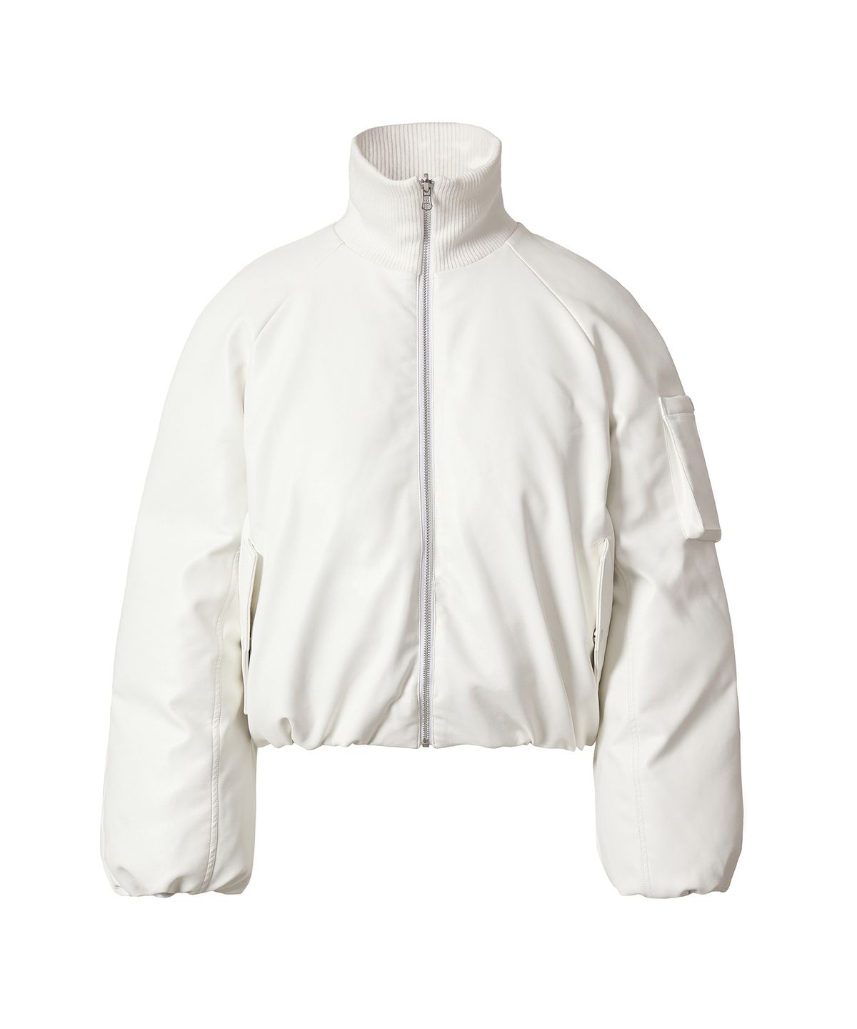 드레(DRAE) REVERSIBLE BOMBER DOWN JACKET_WHITE