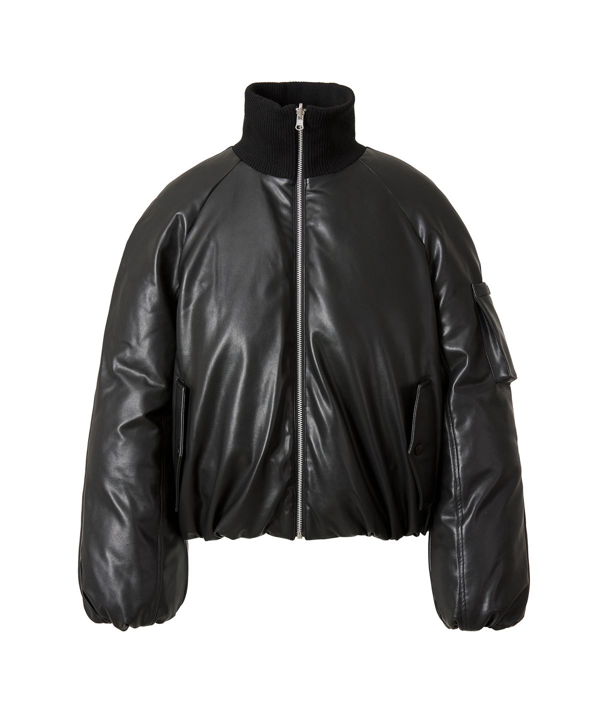 드레(DRAE) REVERSIBLE BOMBER DOWN JACKET_BLACK