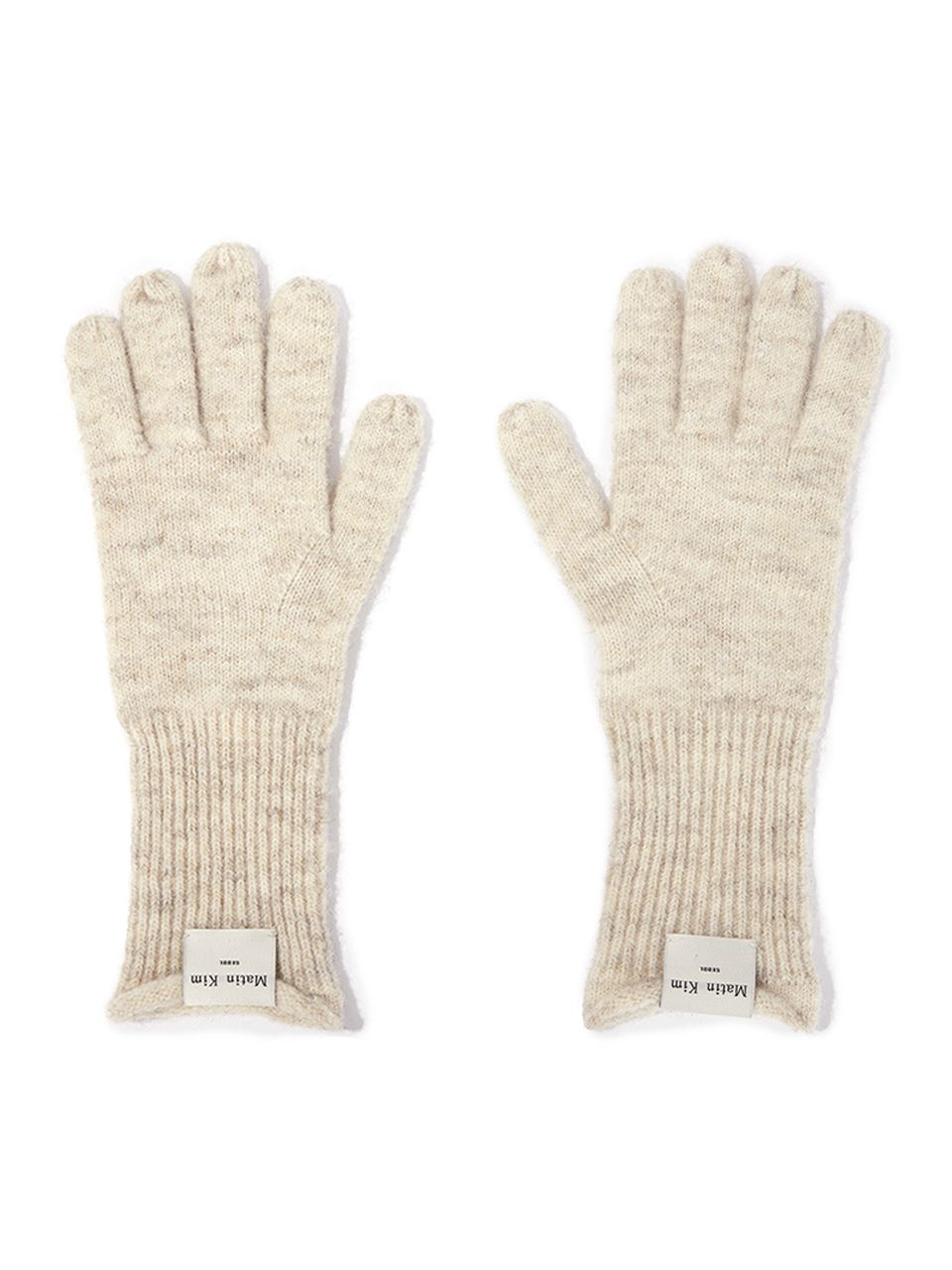 마뗑킴(MATIN KIM) FINGER HOLE KNIT GLOVES IN BEIGE - 사이즈 & 후기