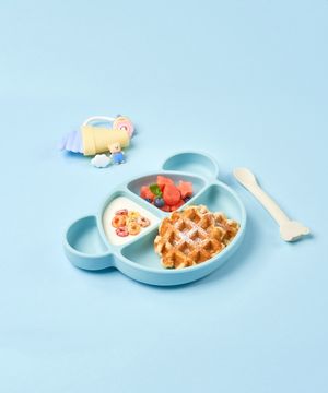 리틀 돗꼼 실리콘 흡착식판 (베이비블루)