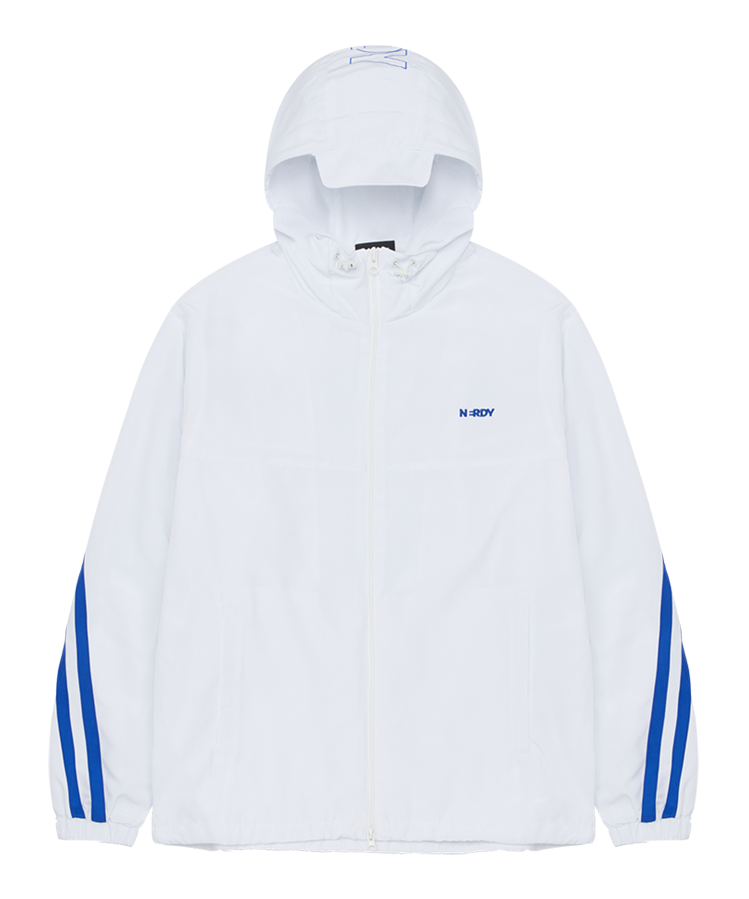☆NERDY☆ Bold Line Windbreaker White MUSINSA公式 | NERDY Bold Line Windbreaker White