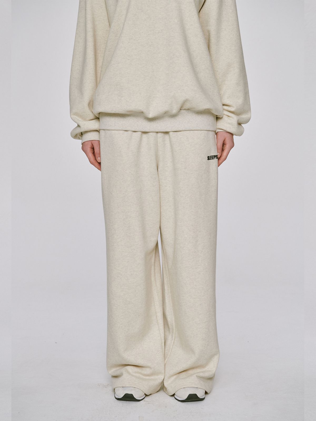슬리피곰(SLEEPYGOM) Oat wide pants
