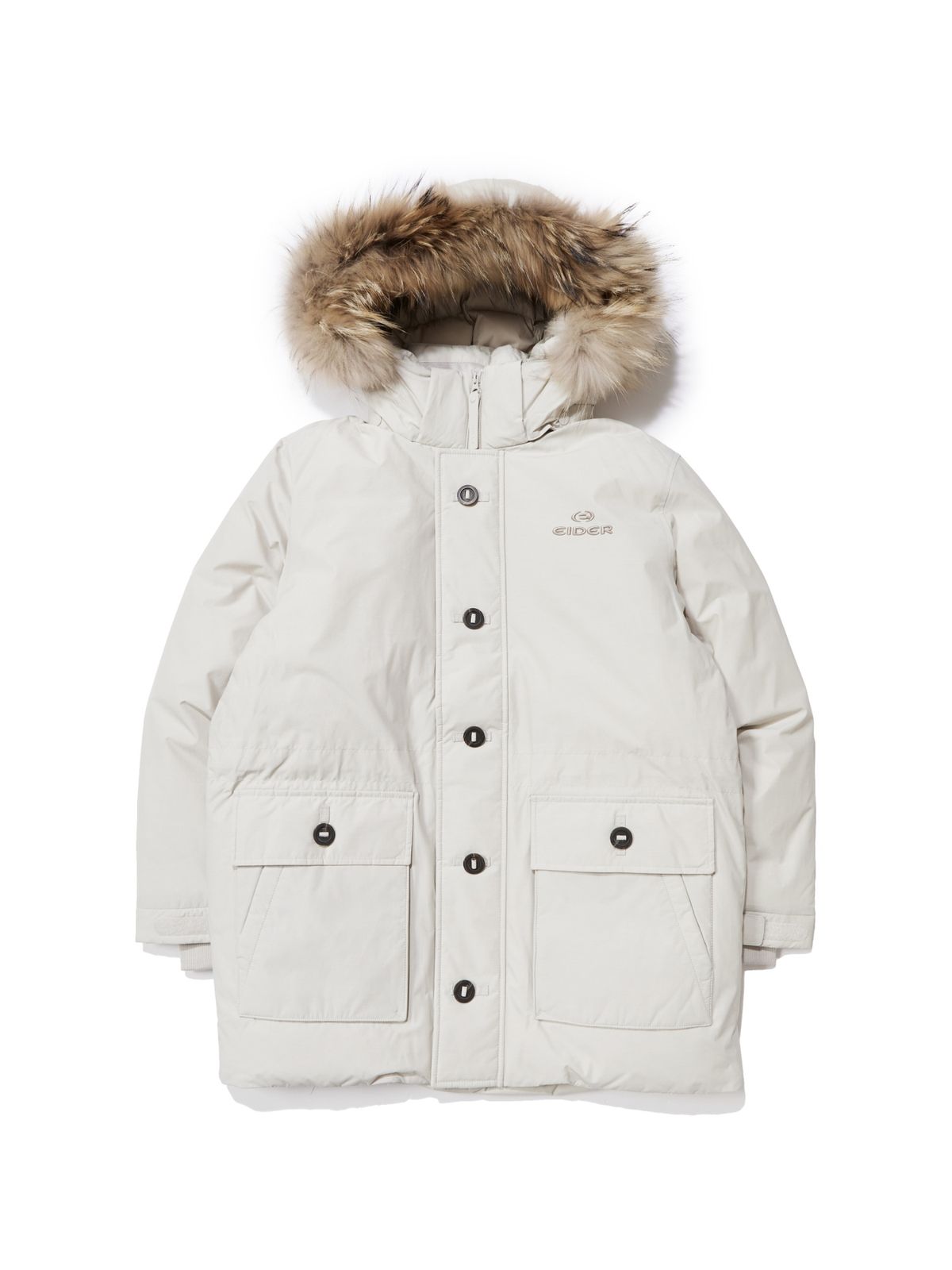 아이더(EIDER) FLOWER (플라워) UNI 헤리티지 다운 파카_Sand beige
