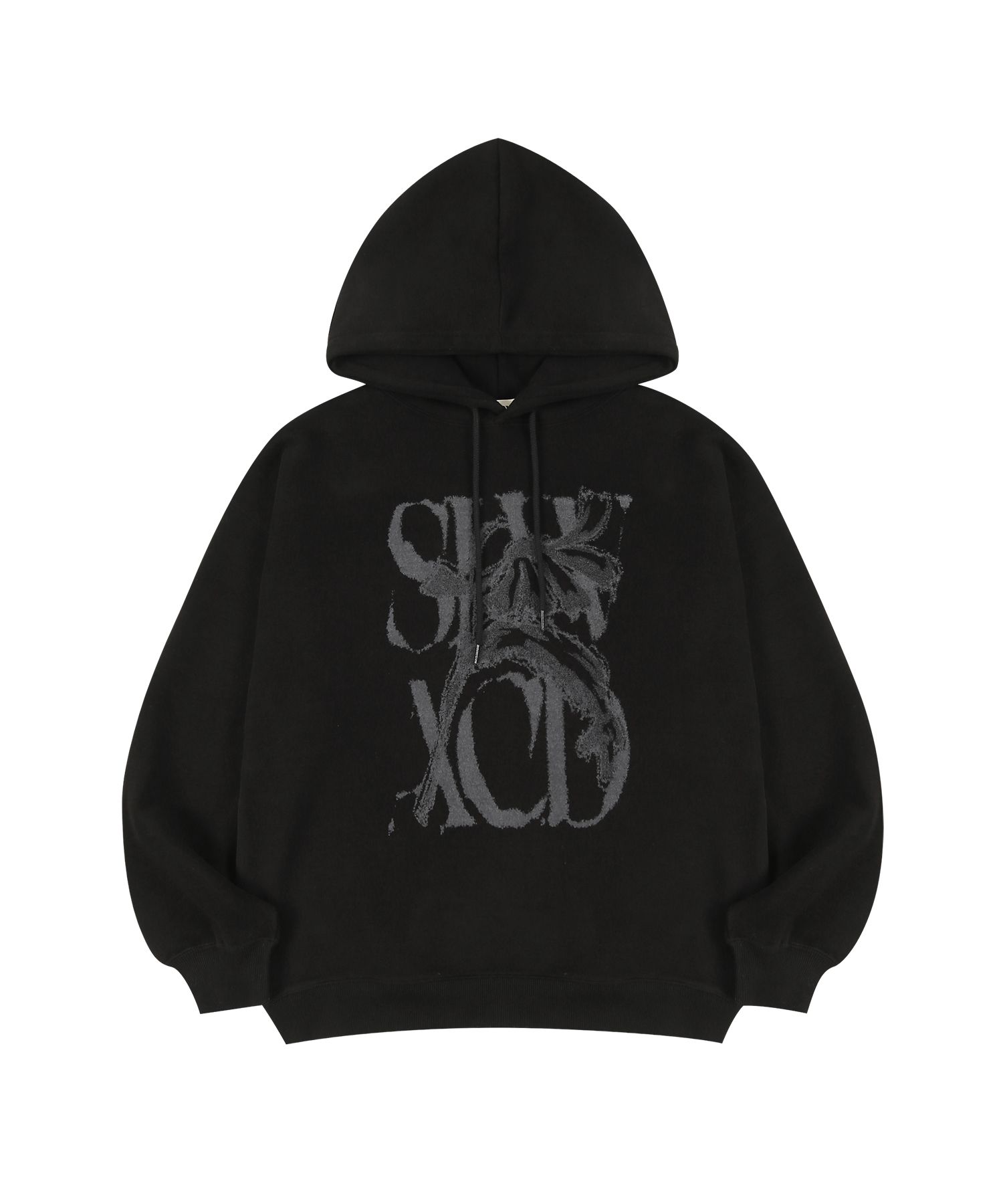 MUSINSA公式 | SLOWACID Peach Skin Rusty Logo Hooded