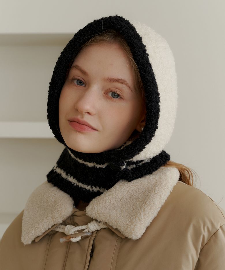 COLOR KNIT BARACLAVA (4 colors)