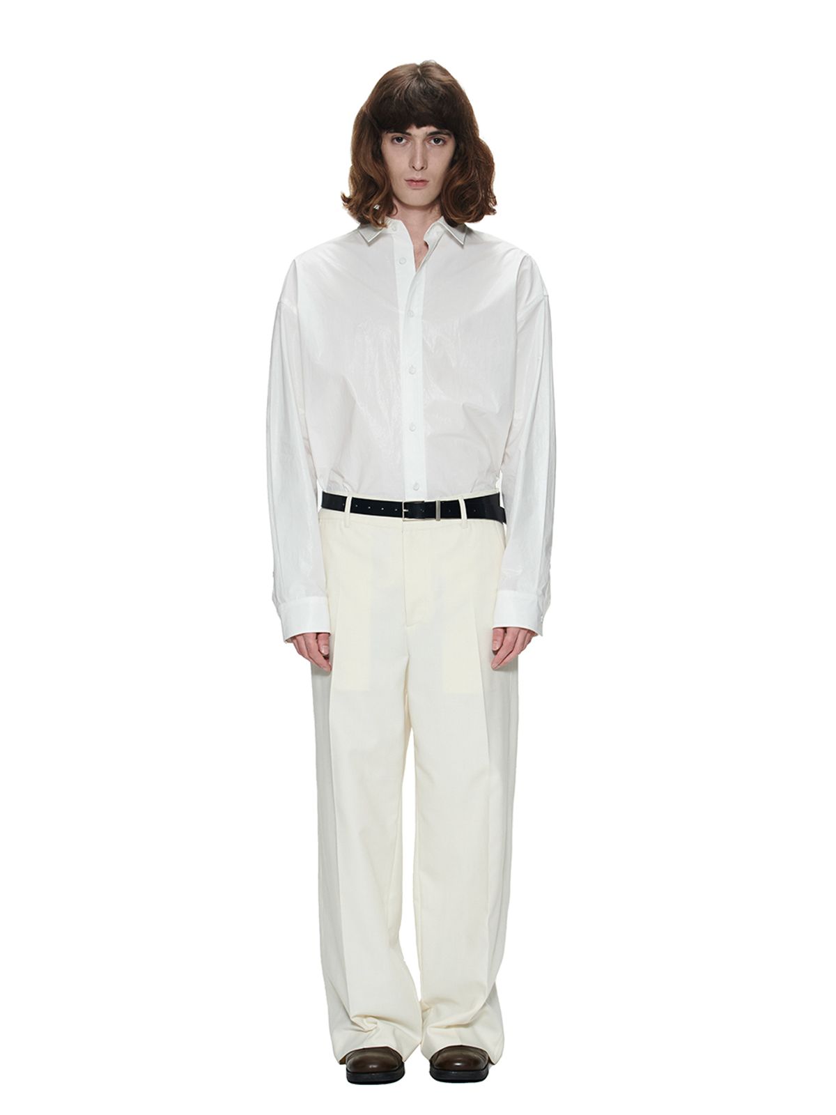 더발론(THE BALLON) REFINED WIDE PANTS - CREAM