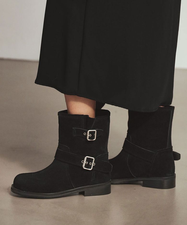 문 바이커 앵클 부츠 Moon Biker Ankle Boots 23S55SB