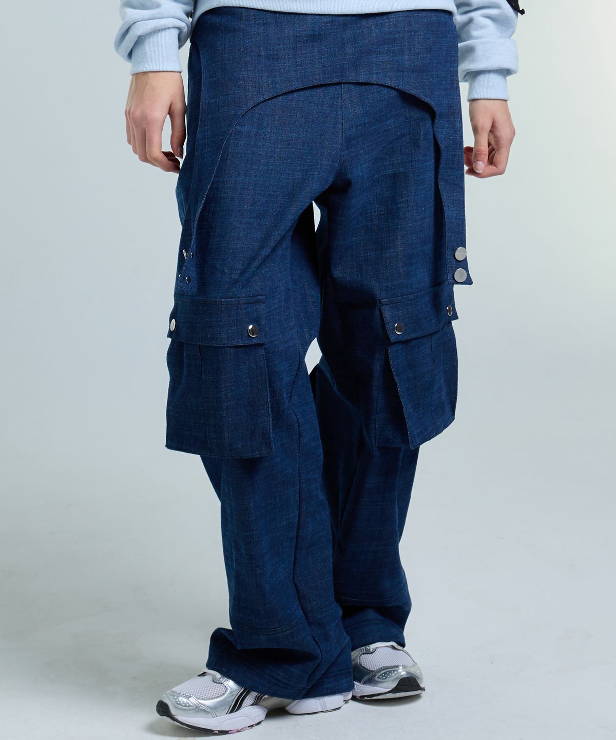 러브이즈트루(LUVISTRUE) AM ZIPPER PANTS(BLUE)