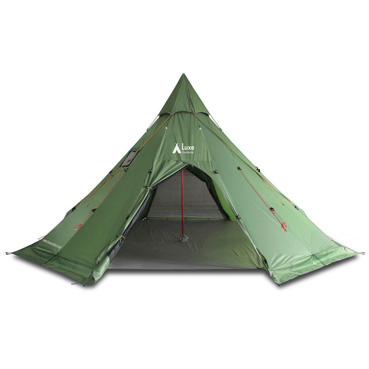 럭스 아웃도어(LUXE OUTDOOR) 메가혼XL 티피텐트 (8p) 포레스트 그린