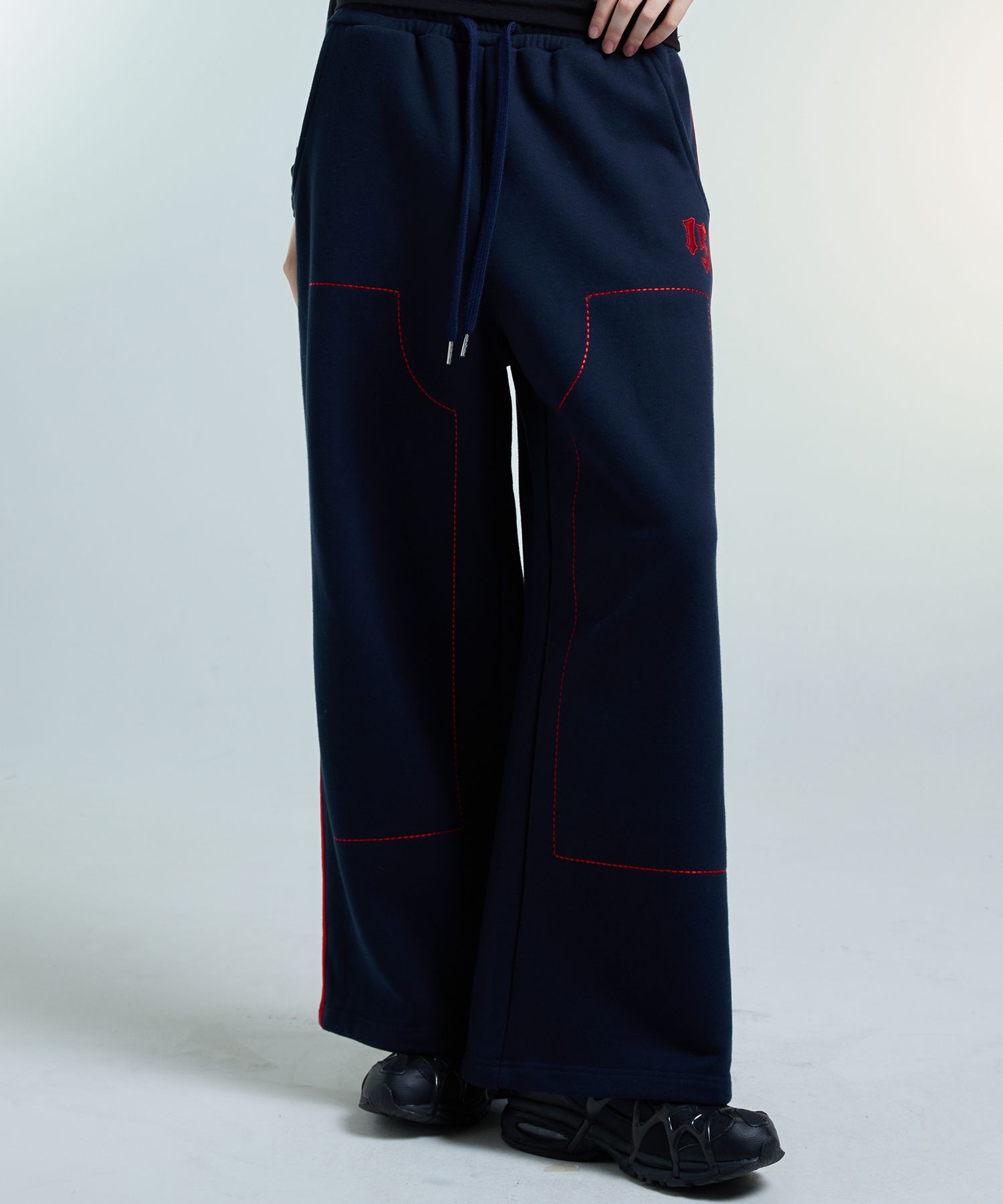 ★LUVISTRUE★AM STITCH LINE PANTS(NAVY)★正規品/韓国直送料込 MUSINSA | LUV IS TRUE AM STITCH LINE PANTS(NAVY)