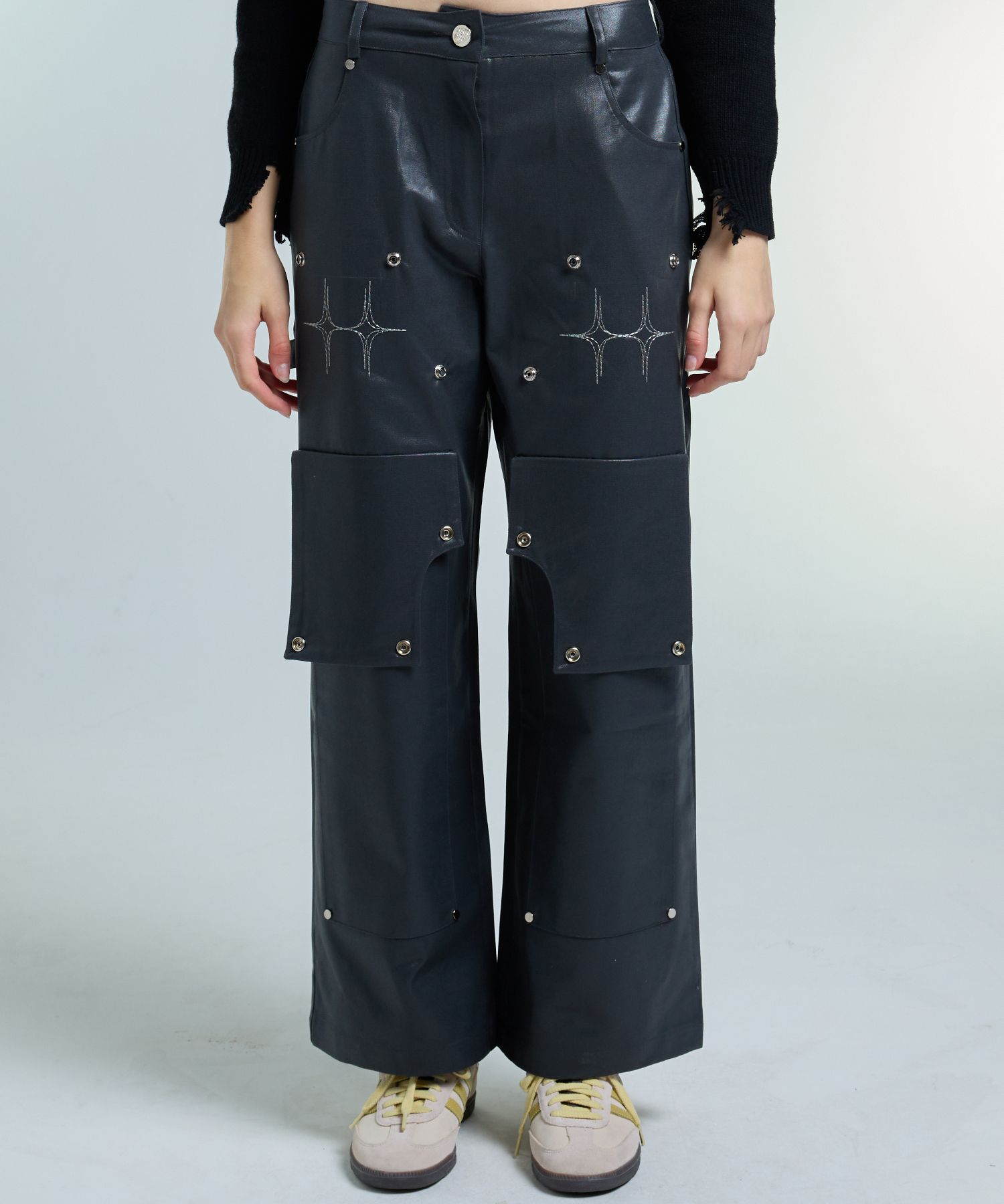 ★2023FW新作★LUV IS TRUE★AM SNAP PANTS MUSINSA | LUV IS TRUE AM SNAP PANTS(CHARCOAL)