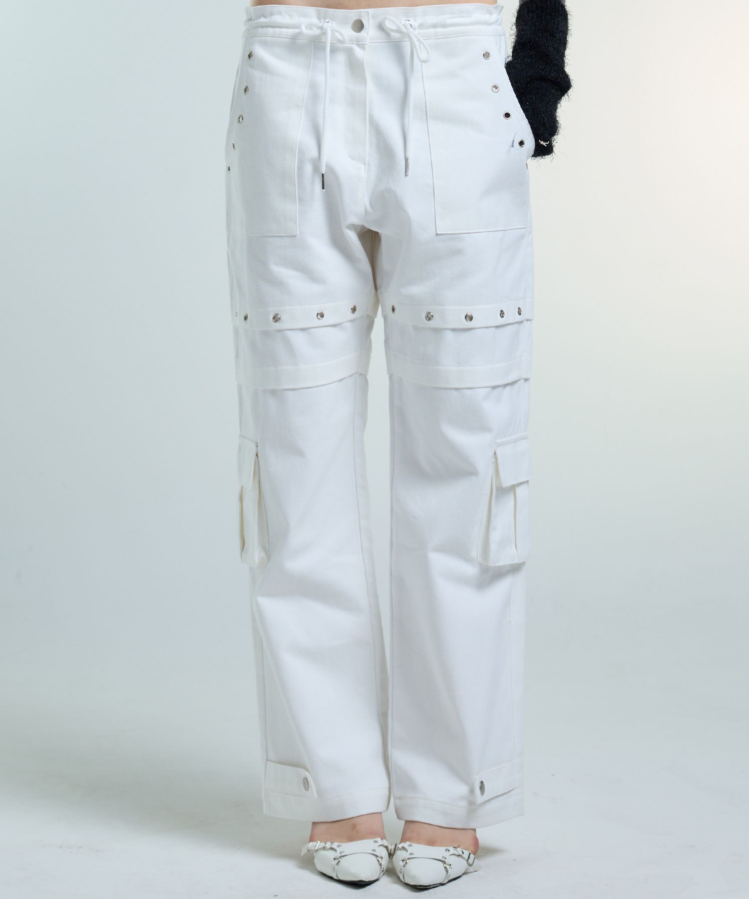[LUV IS TRUE]★AM EYELET PANTS MUSINSA | LUV IS TRUE AM EYELET PANTS(WHITE)