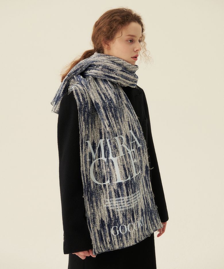 MIRACLE JACQUARD SHAWL 자카드숄 머플러
