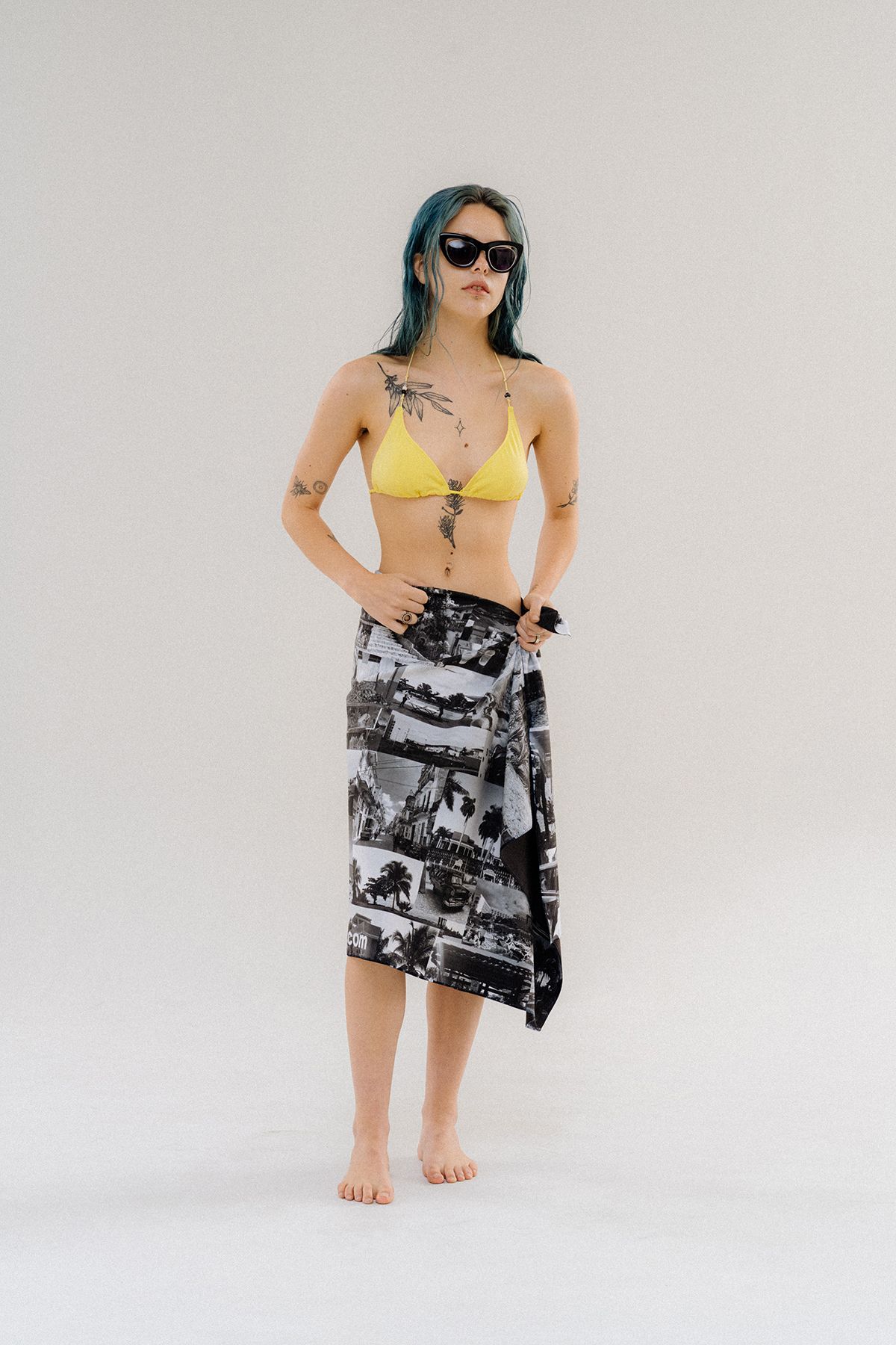 오로지(OROGEE) Noir Print Double-Side Terry Towel