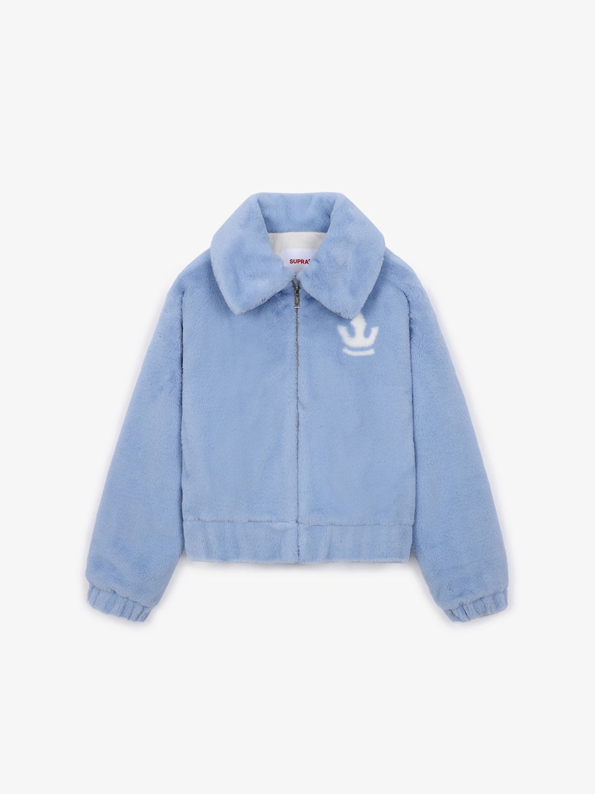 수프라(SUPRA) 페스티벌 여성 크롭 인조 퍼 자켓(LT.BLUE)
