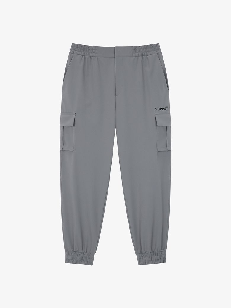 아웃도어 우븐 기모 카고 조거 팬츠(GREY)