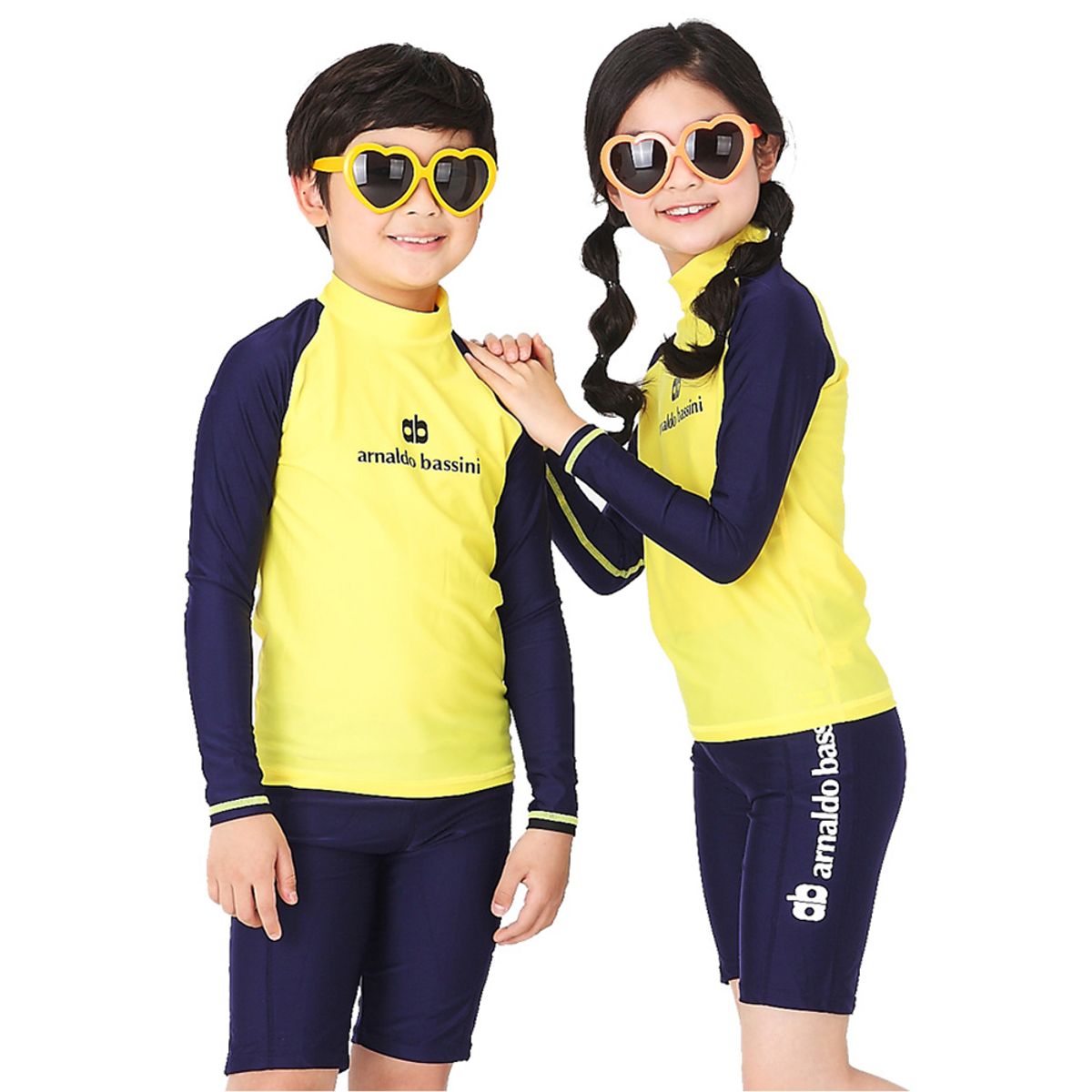 티에스스포츠(TS SPORTS) 아동수영복 긴팔 래쉬가드+5부바지 ABTK-M505(세트)
