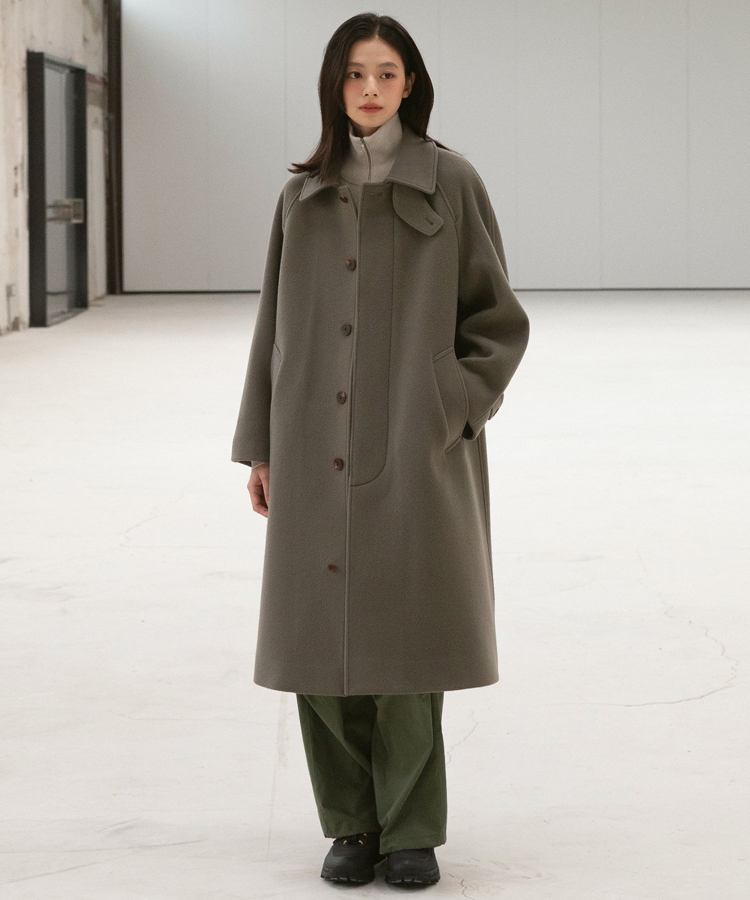 ジャケット・アウター ANOTHER OFFICE LEGACY BALMACAAN COAT ANOTHER OFFICE - 【残り一点】Legacy Balmacaan Coat | ACRMTSM